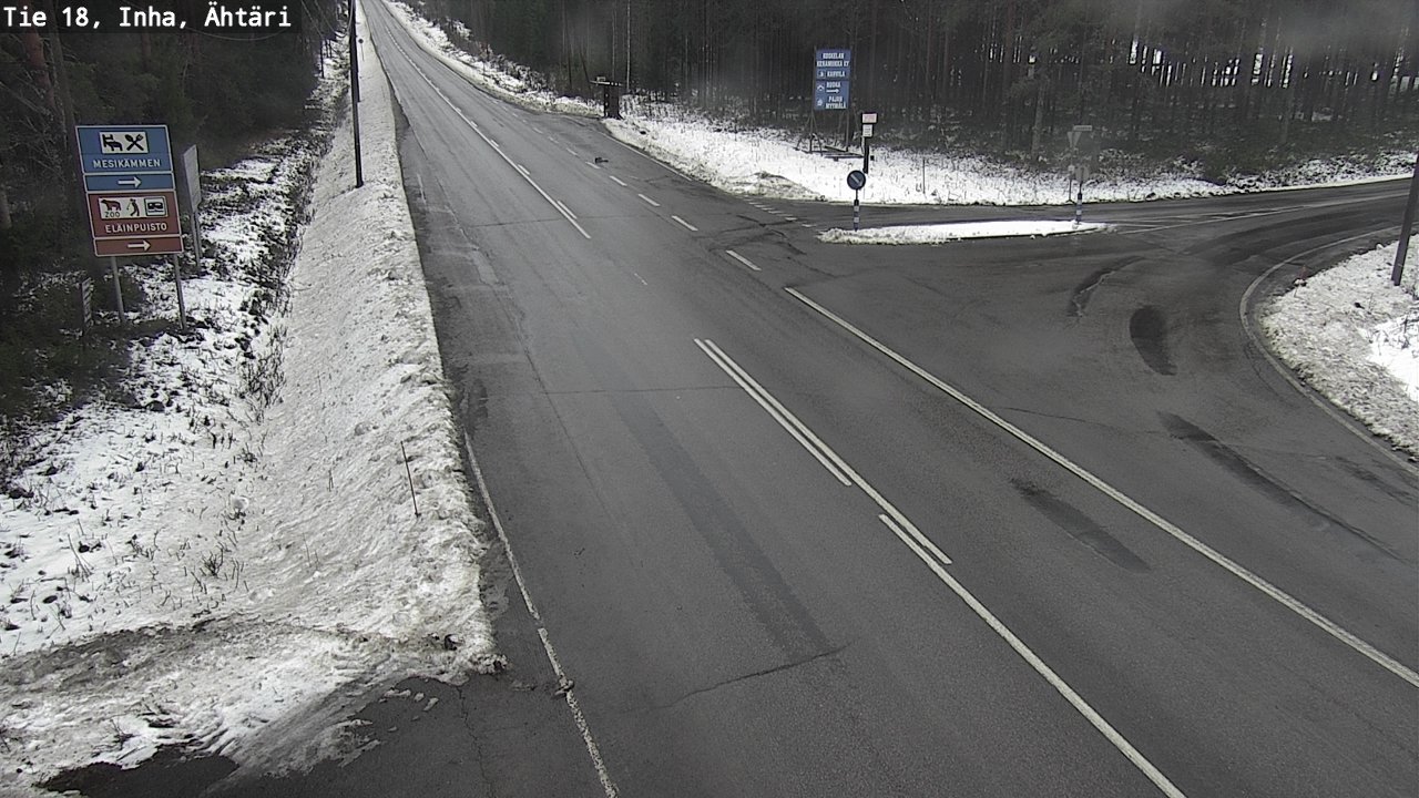 Weather Camera Image Road 18 ÄhtäriInha, Ähtäri, Etelä-Pohjanmaa