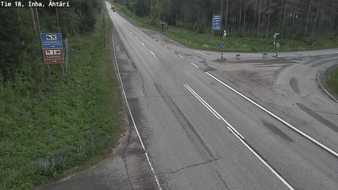 Weather Camera Image Road 18 ÄhtäriInha, Ähtäri, Etelä-Pohjanmaa