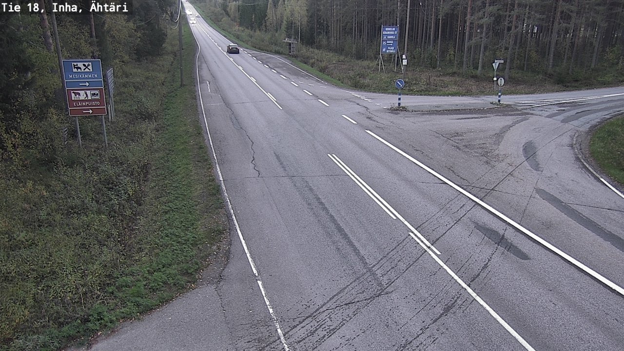 Weather Camera Image Väg 18 Etseri, Inha, Ähtäri, Etelä-Pohjanmaa