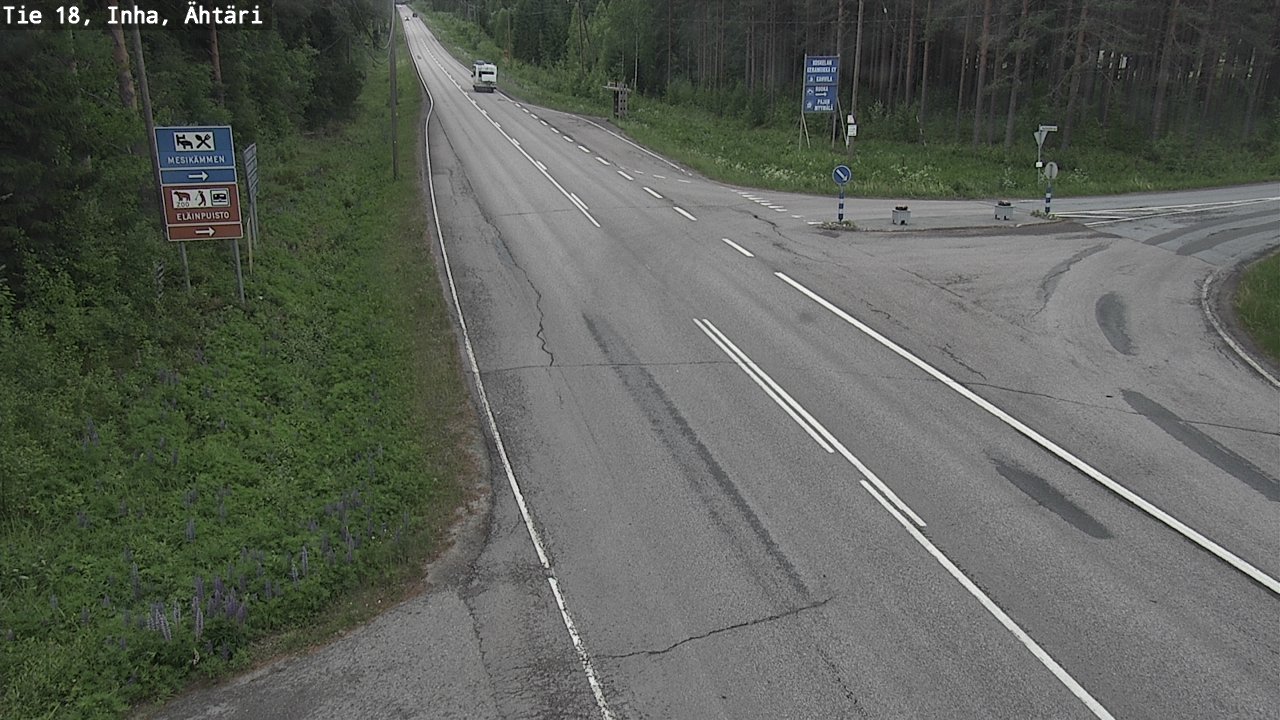 Weather Camera Image Road 18 ÄhtäriInha, Ähtäri, Etelä-Pohjanmaa