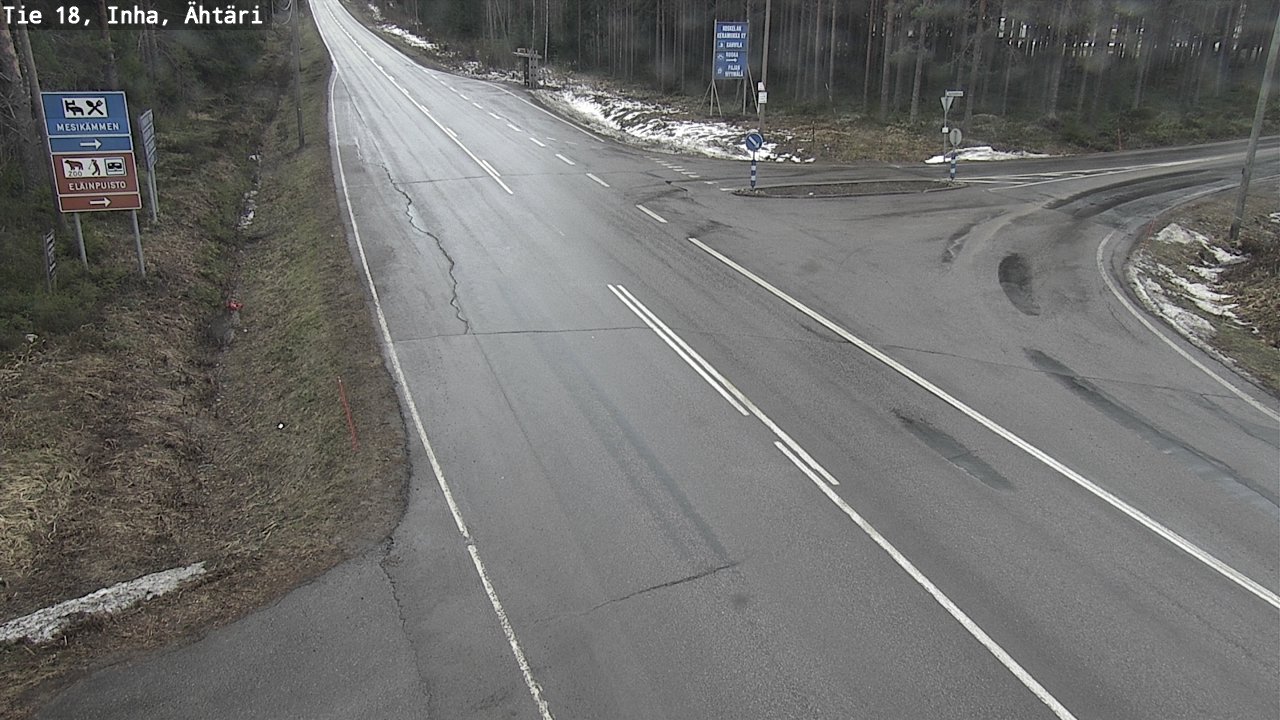 Weather Camera Image Road 18 ÄhtäriInha, Ähtäri, Etelä-Pohjanmaa