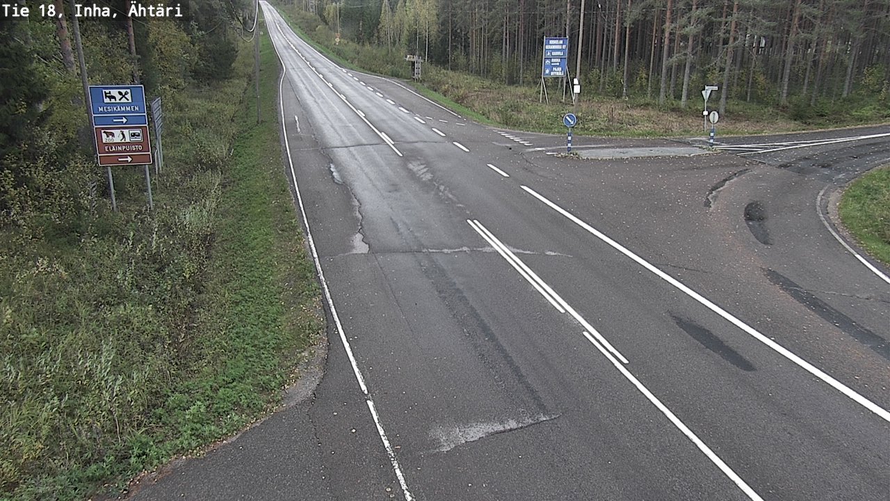Weather Camera Image Väg 18 Etseri, Inha, Ähtäri, Etelä-Pohjanmaa