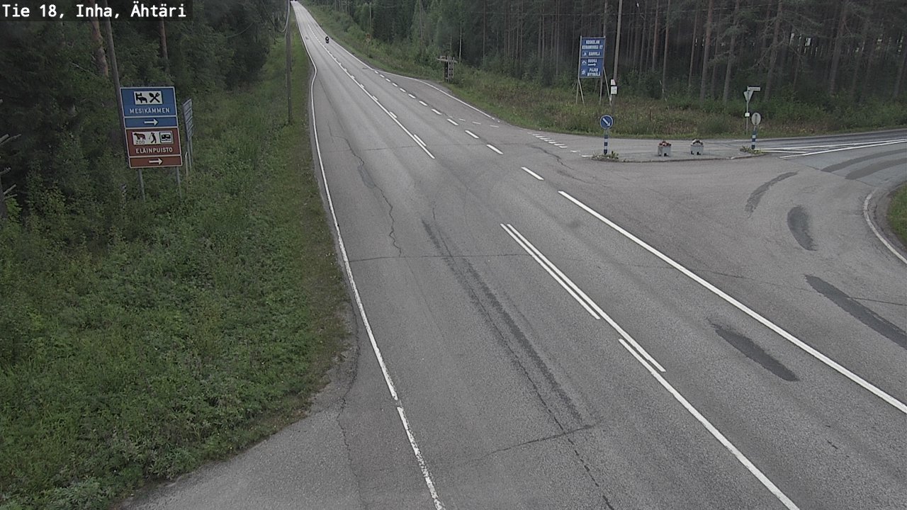 Weather Camera Image Väg 18 Etseri, Inha, Ähtäri, Etelä-Pohjanmaa