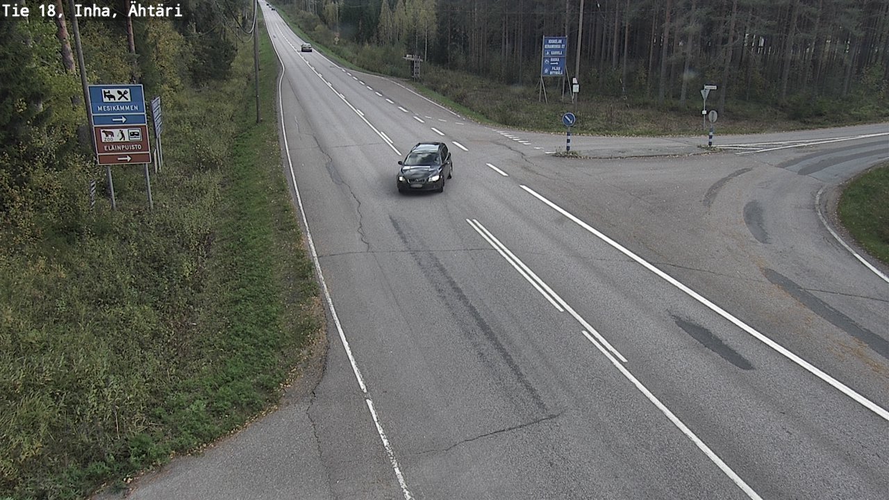 Weather Camera Image Road 18 ÄhtäriInha, Ähtäri, Etelä-Pohjanmaa