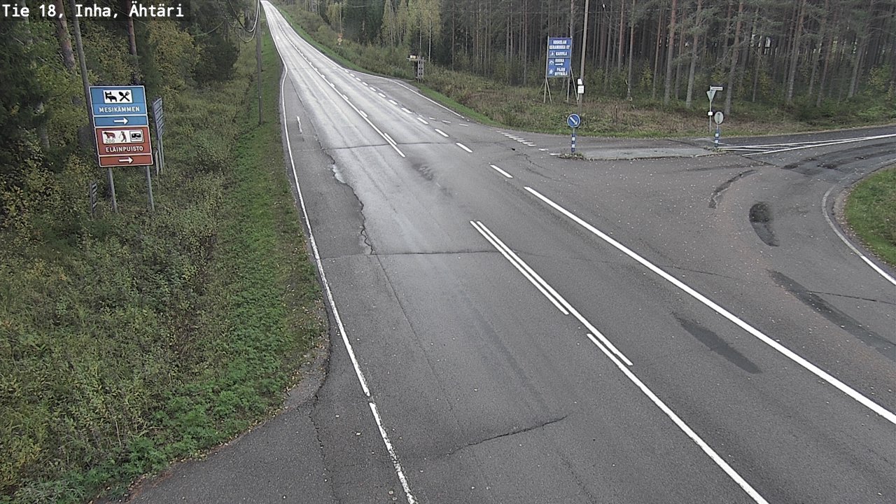 Weather Camera Image Väg 18 Etseri, Inha, Ähtäri, Etelä-Pohjanmaa
