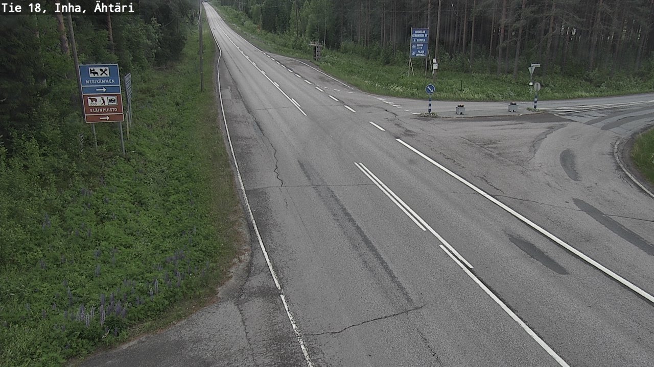 Weather Camera Image Road 18 ÄhtäriInha, Ähtäri, Etelä-Pohjanmaa