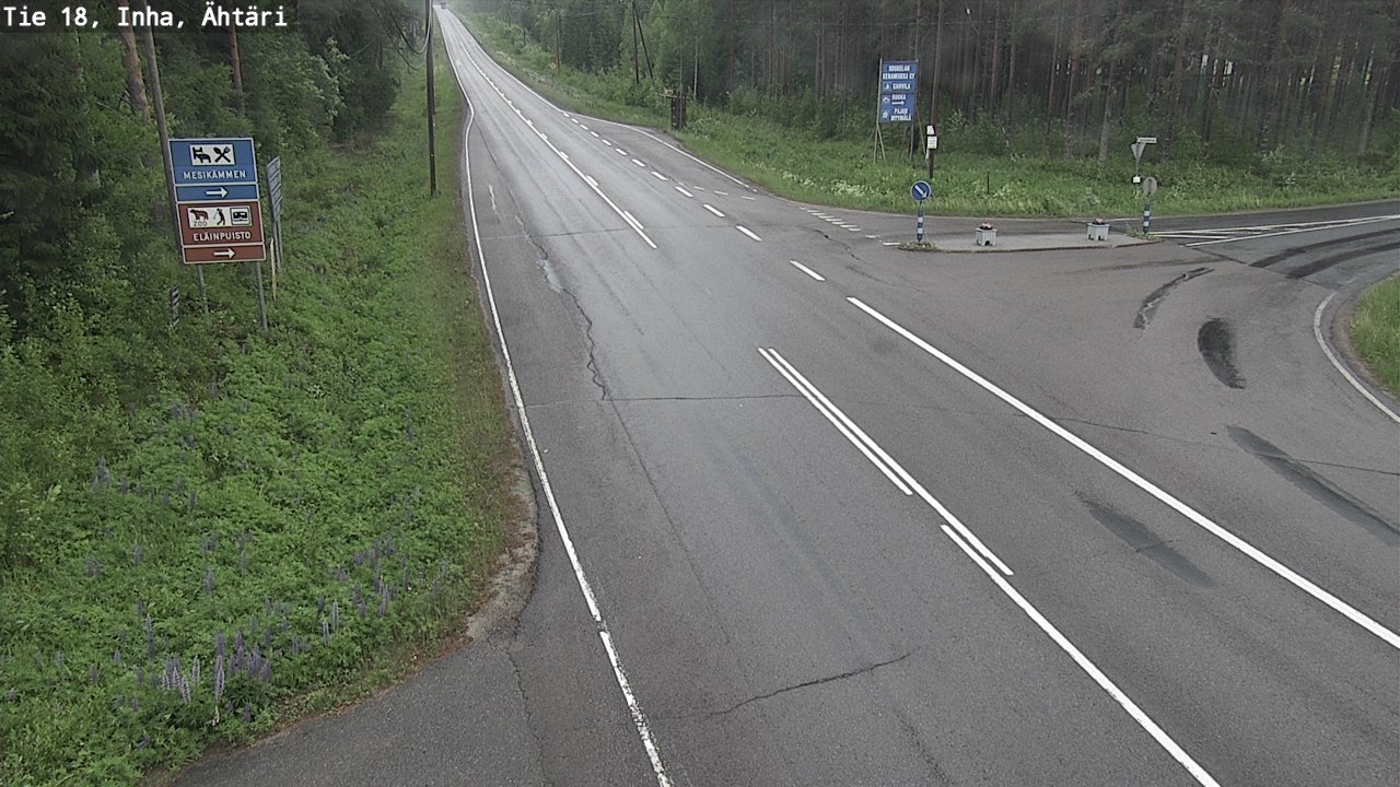 Weather Camera Image Road 18 ÄhtäriInha, Ähtäri, Etelä-Pohjanmaa