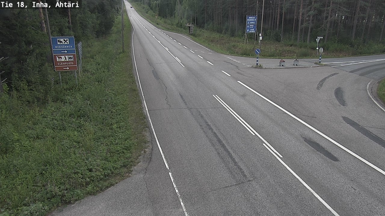 Weather Camera Image Road 18 ÄhtäriInha, Ähtäri, Etelä-Pohjanmaa