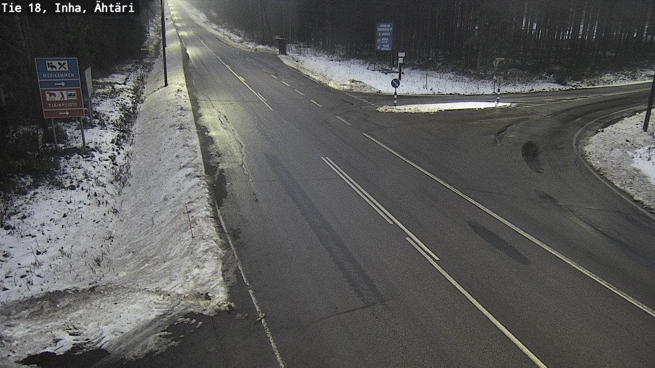 Weather Camera Image Road 18 ÄhtäriInha, Ähtäri, Etelä-Pohjanmaa
