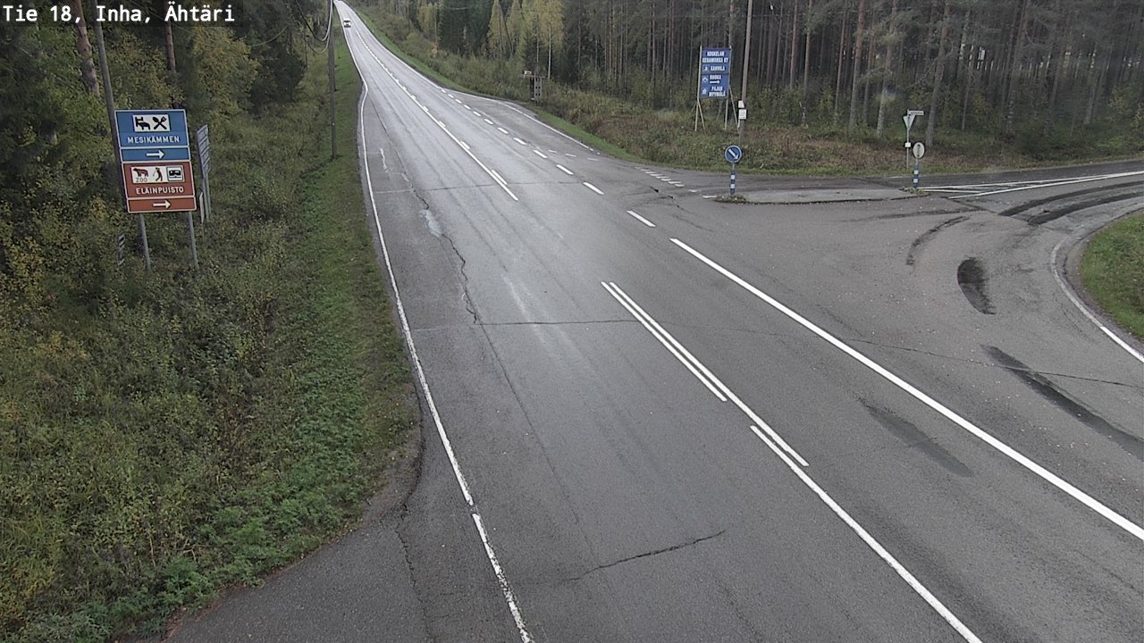 Weather Camera Image Väg 18 Etseri, Inha, Ähtäri, Etelä-Pohjanmaa