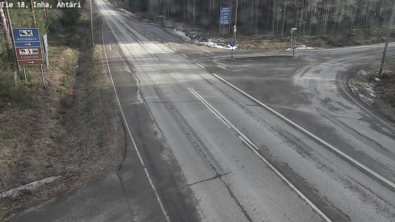 Weather Camera Image Road 18 ÄhtäriInha, Ähtäri, Etelä-Pohjanmaa