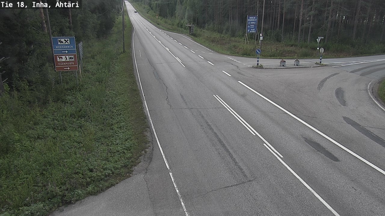 Weather Camera Image Road 18 ÄhtäriInha, Ähtäri, Etelä-Pohjanmaa