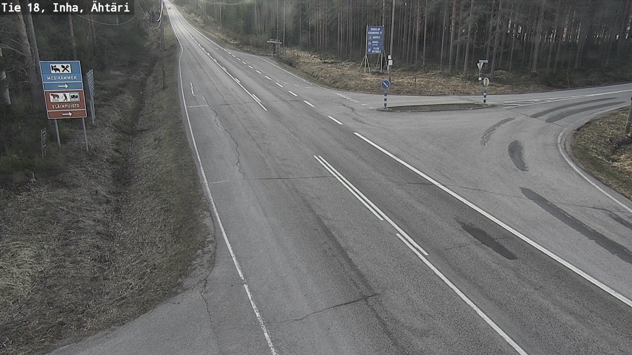 Weather Camera Image Road 18 ÄhtäriInha, Ähtäri, Etelä-Pohjanmaa