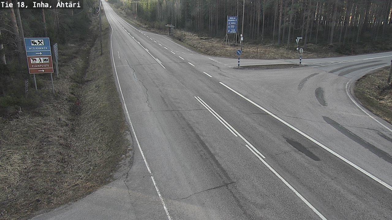 Weather Camera Image Road 18 ÄhtäriInha, Ähtäri, Etelä-Pohjanmaa