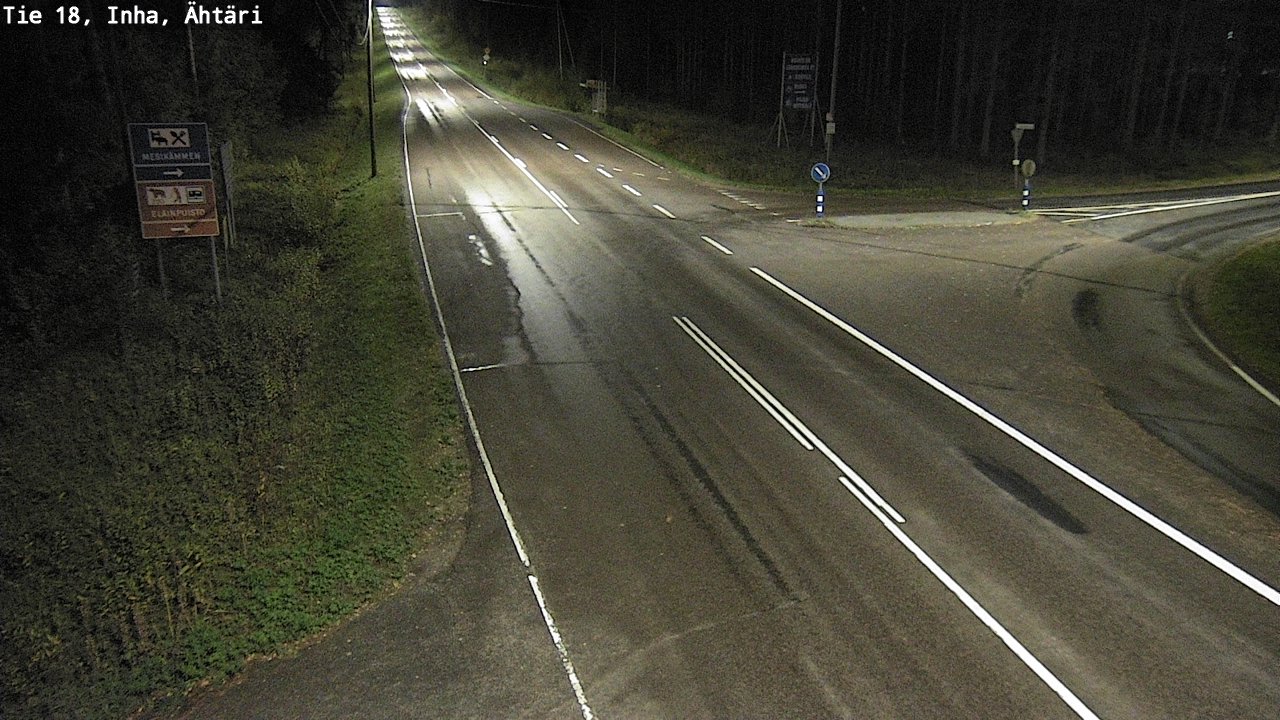 Weather Camera Image Väg 18 Etseri, Inha, Ähtäri, Etelä-Pohjanmaa