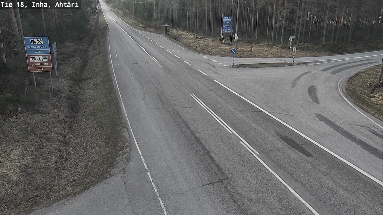 Weather Camera Image Road 18 ÄhtäriInha, Ähtäri, Etelä-Pohjanmaa