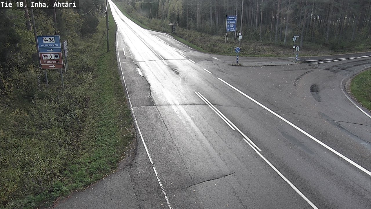 Weather Camera Image Väg 18 Etseri, Inha, Ähtäri, Etelä-Pohjanmaa