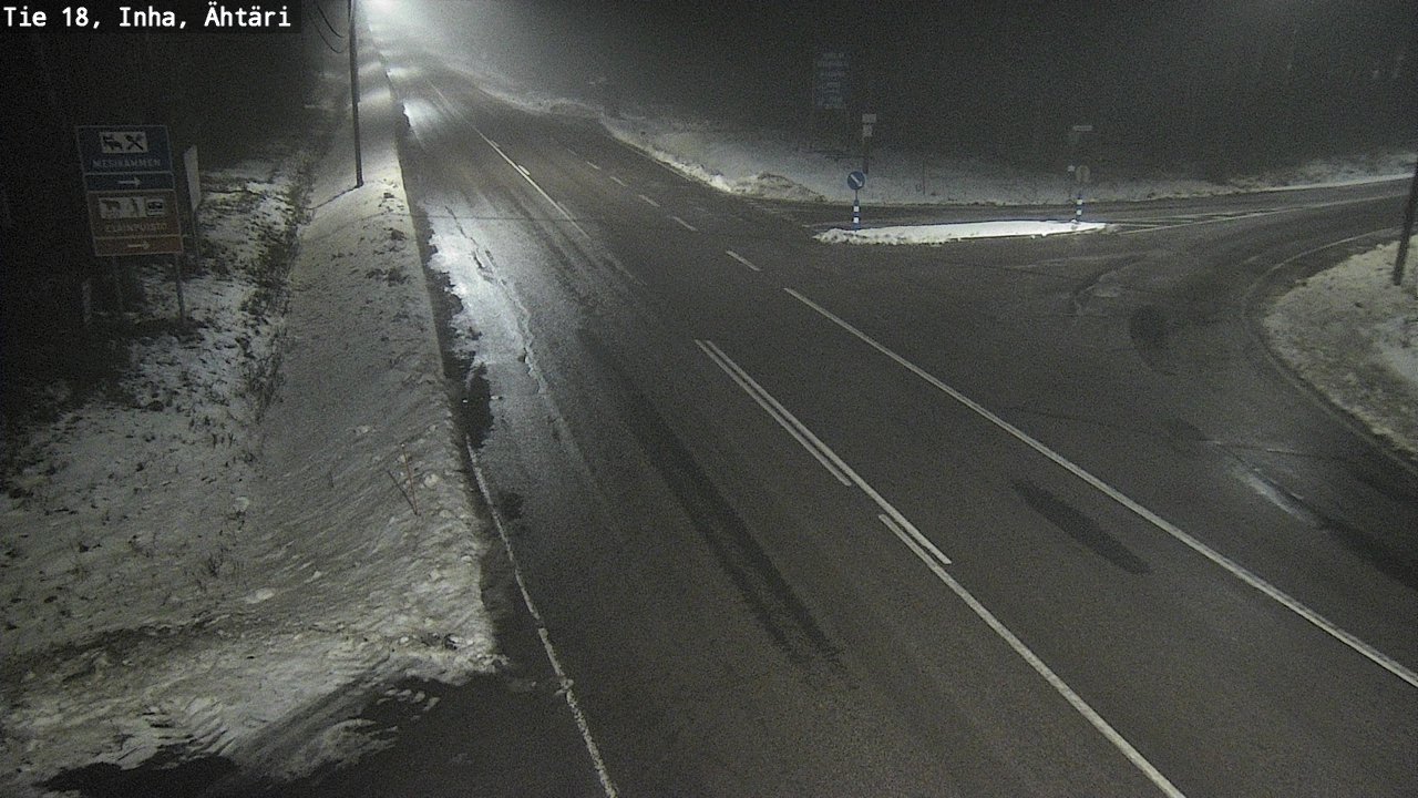 Weather Camera Image Road 18 ÄhtäriInha, Ähtäri, Etelä-Pohjanmaa