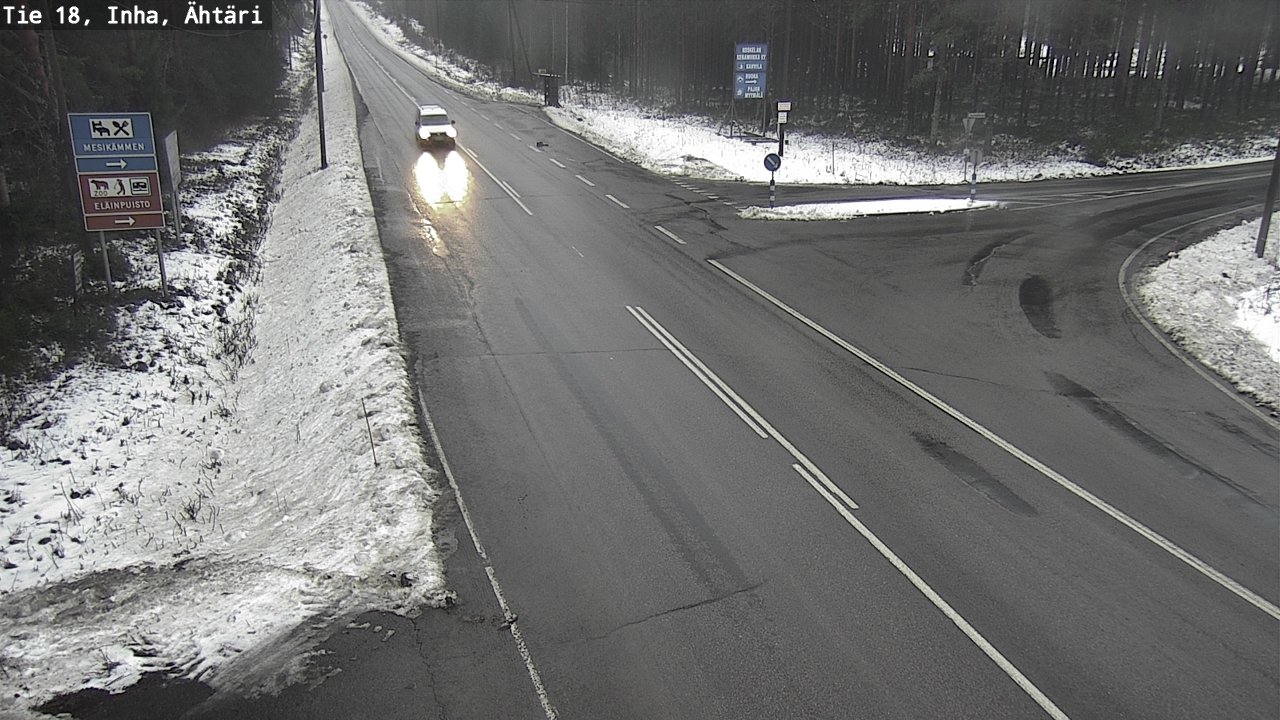 Weather Camera Image Road 18 ÄhtäriInha, Ähtäri, Etelä-Pohjanmaa