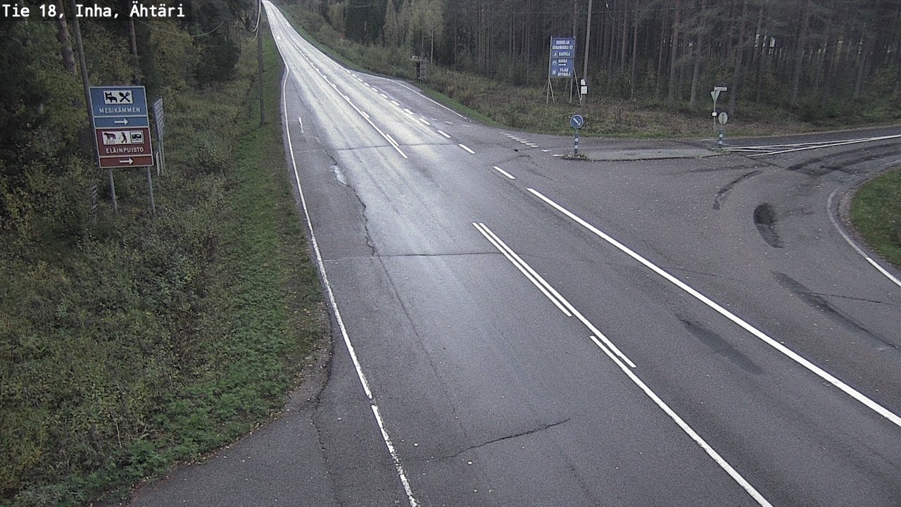 Weather Camera Image Väg 18 Etseri, Inha, Ähtäri, Etelä-Pohjanmaa