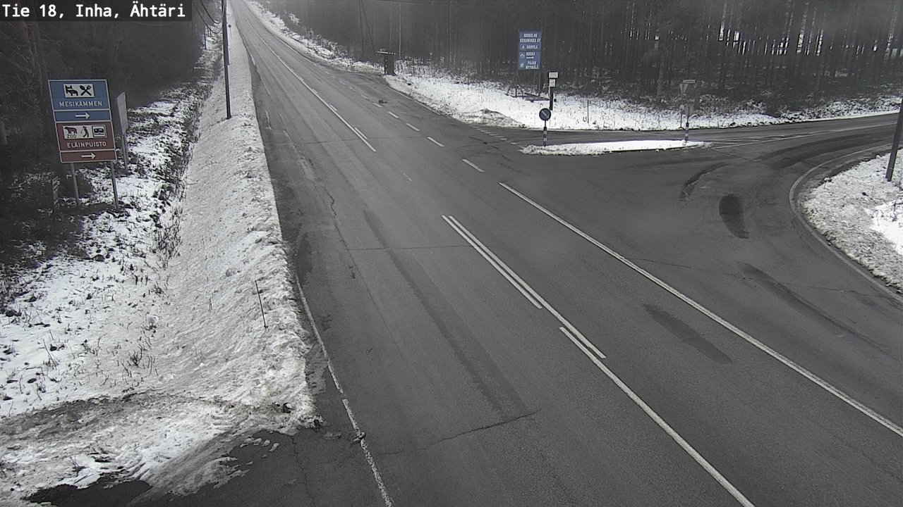 Weather Camera Image Road 18 ÄhtäriInha, Ähtäri, Etelä-Pohjanmaa