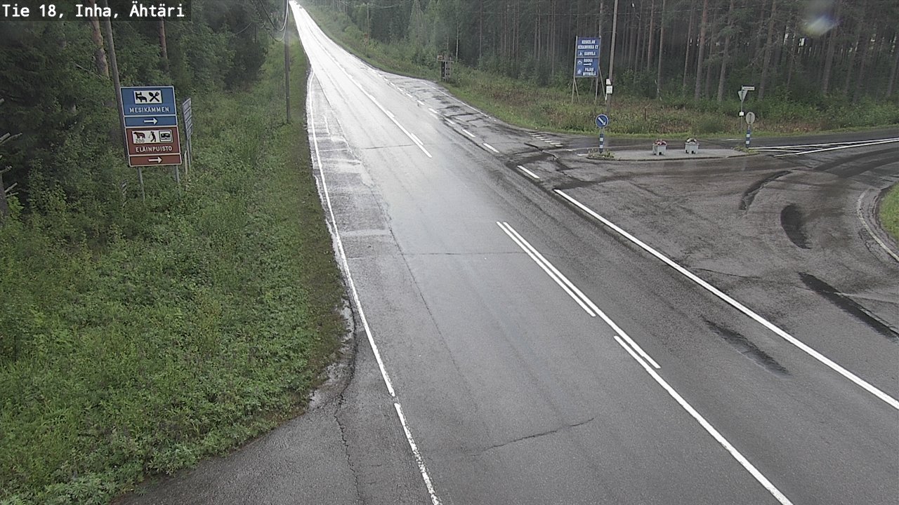 Weather Camera Image Väg 18 Etseri, Inha, Ähtäri, Etelä-Pohjanmaa