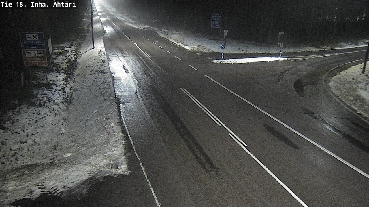 Weather Camera Image Road 18 ÄhtäriInha, Ähtäri, Etelä-Pohjanmaa