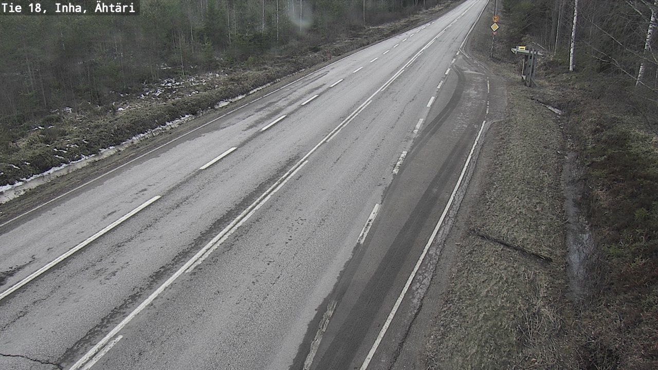 Weather Camera Image Road 18 ÄhtäriInha, Ähtäri, Etelä-Pohjanmaa