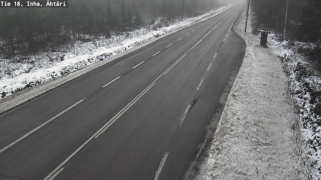 Weather Camera Image Road 18 ÄhtäriInha, Ähtäri, Etelä-Pohjanmaa