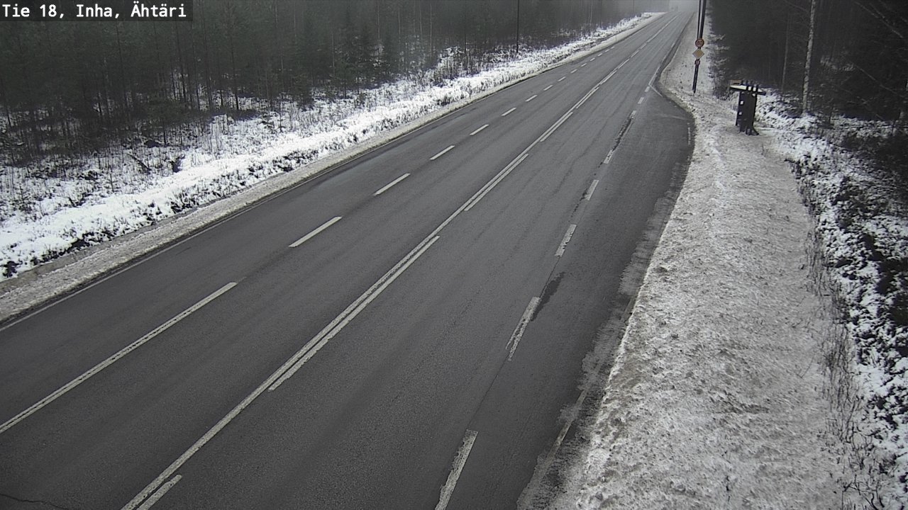 Weather Camera Image Road 18 ÄhtäriInha, Ähtäri, Etelä-Pohjanmaa