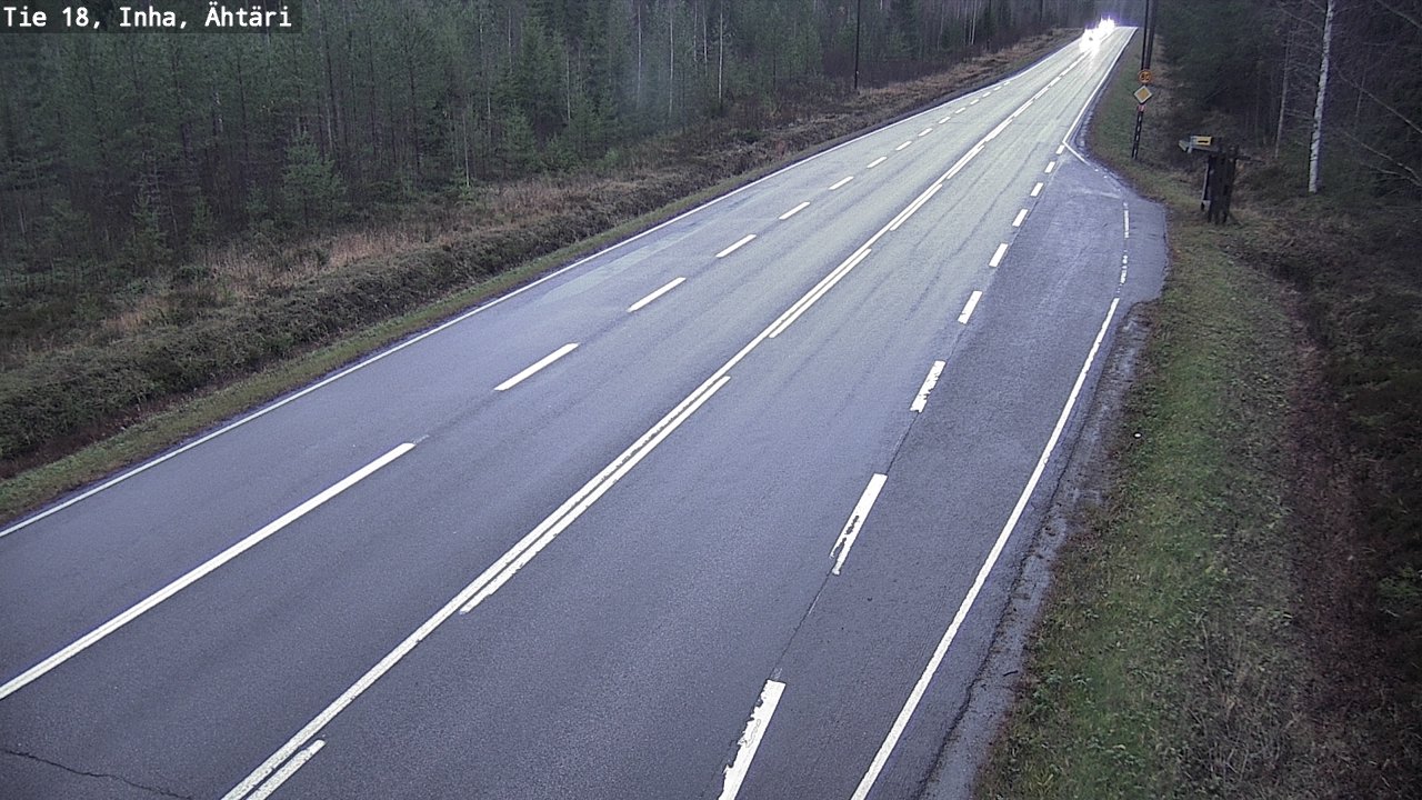 Weather Camera Image Väg 18 Etseri, Inha, Ähtäri, Etelä-Pohjanmaa
