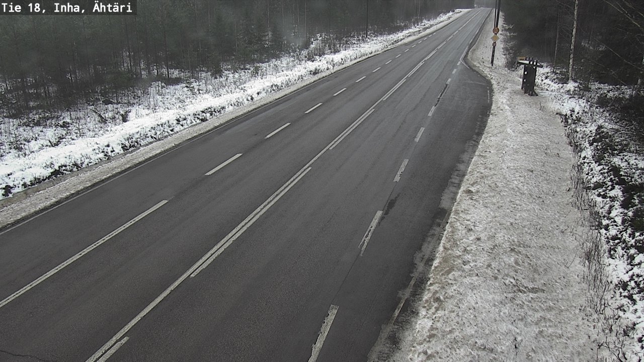 Weather Camera Image Road 18 ÄhtäriInha, Ähtäri, Etelä-Pohjanmaa