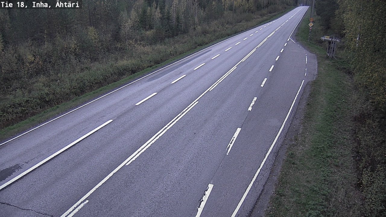 Weather Camera Image Road 18 ÄhtäriInha, Ähtäri, Etelä-Pohjanmaa