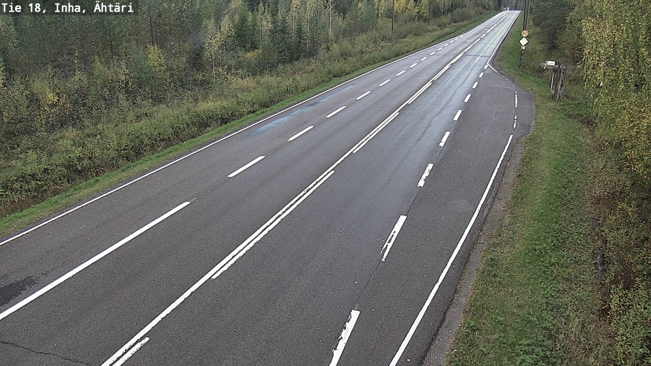 Weather Camera Image Road 18 ÄhtäriInha, Ähtäri, Etelä-Pohjanmaa