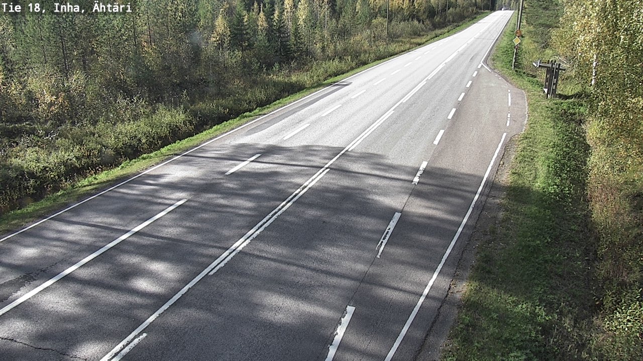 Weather Camera Image Väg 18 Etseri, Inha, Ähtäri, Etelä-Pohjanmaa