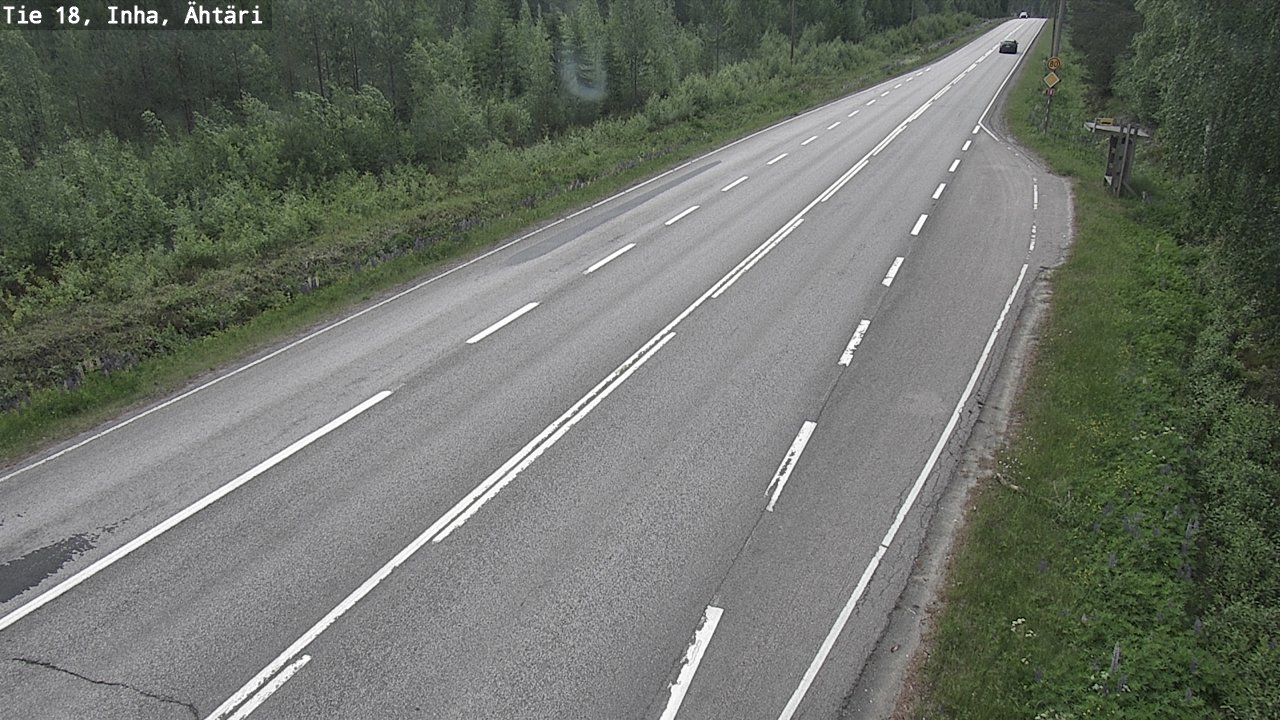 Weather Camera Image Väg 18 Etseri, Inha, Ähtäri, Etelä-Pohjanmaa