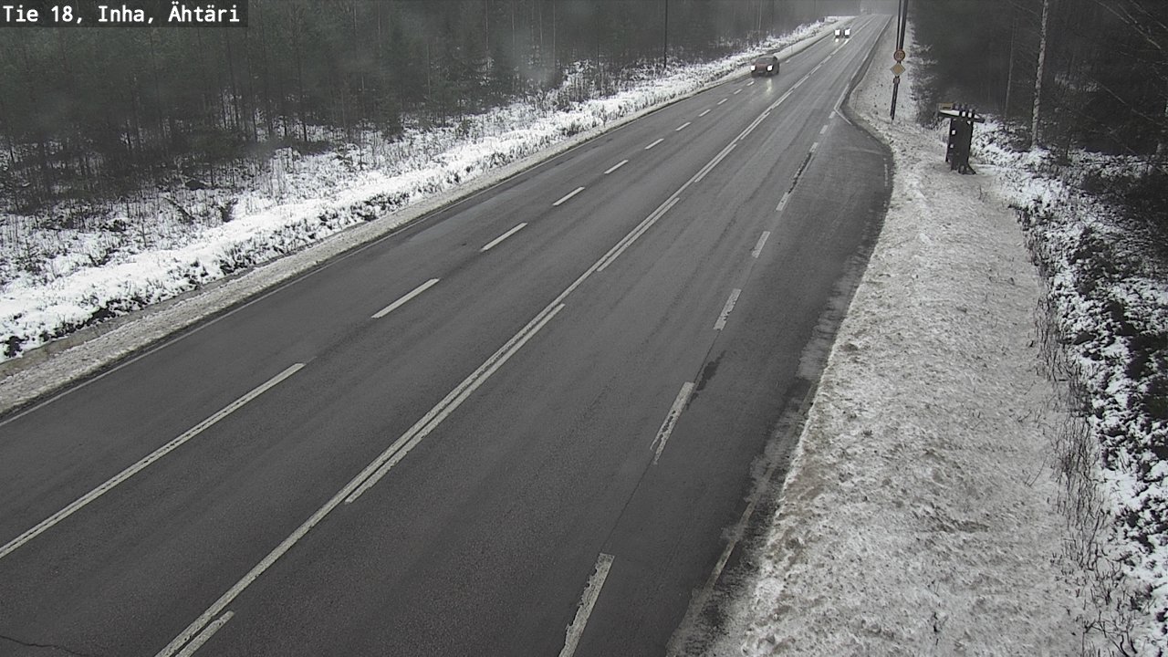 Weather Camera Image Road 18 ÄhtäriInha, Ähtäri, Etelä-Pohjanmaa