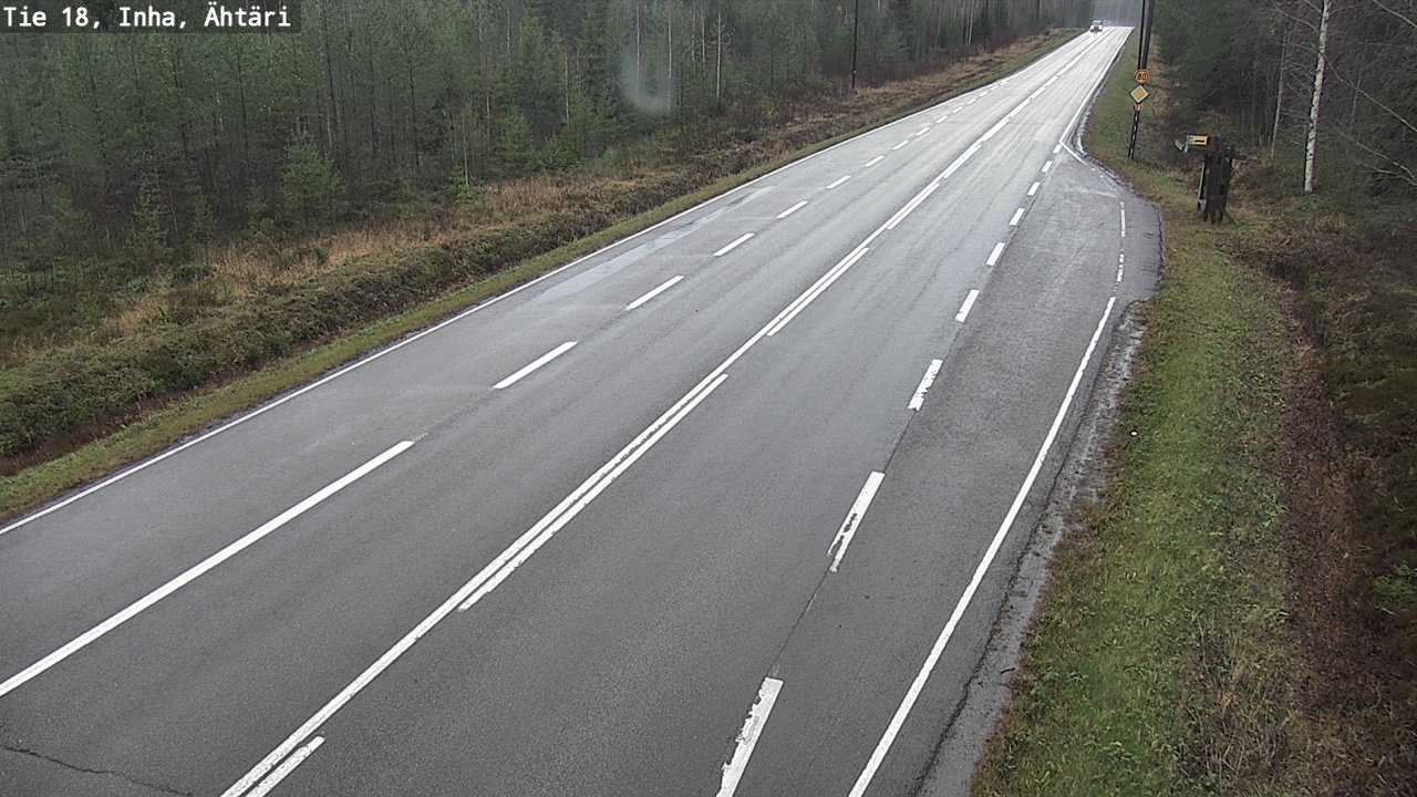 Weather Camera Image Väg 18 Etseri, Inha, Ähtäri, Etelä-Pohjanmaa