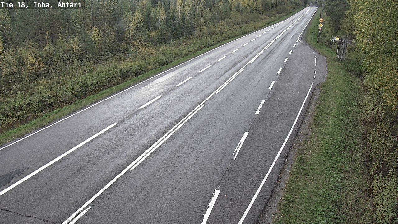 Weather Camera Image Road 18 ÄhtäriInha, Ähtäri, Etelä-Pohjanmaa