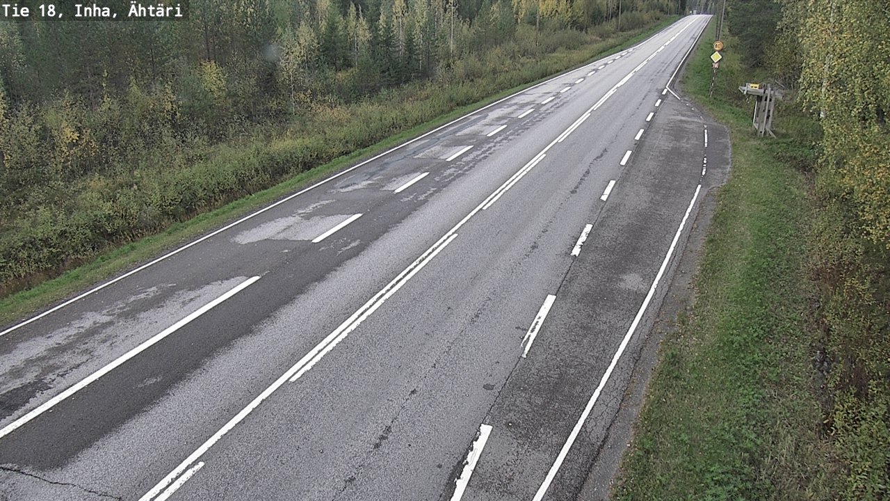 Weather Camera Image Road 18 ÄhtäriInha, Ähtäri, Etelä-Pohjanmaa