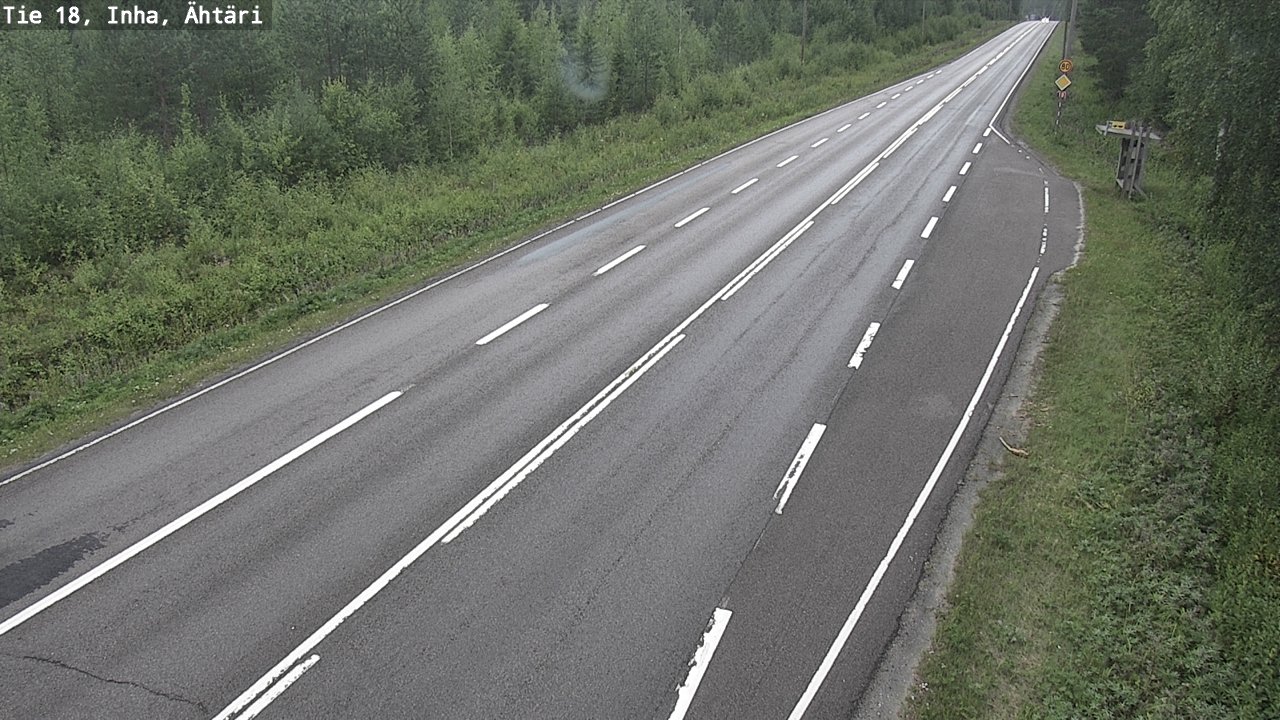 Weather Camera Image Väg 18 Etseri, Inha, Ähtäri, Etelä-Pohjanmaa