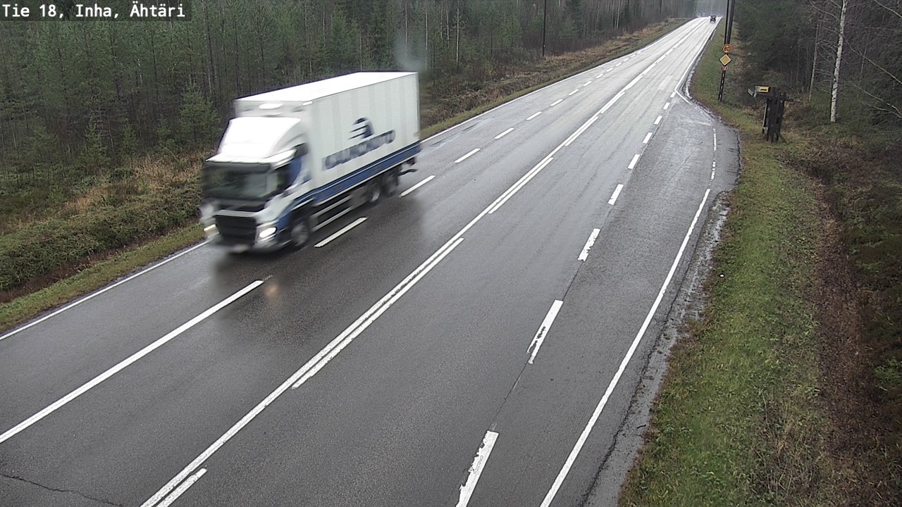 Weather Camera Image Väg 18 Etseri, Inha, Ähtäri, Etelä-Pohjanmaa