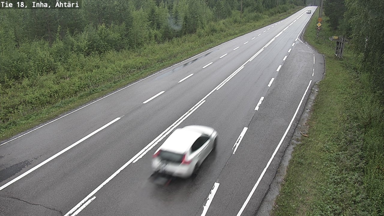 Weather Camera Image Väg 18 Etseri, Inha, Ähtäri, Etelä-Pohjanmaa