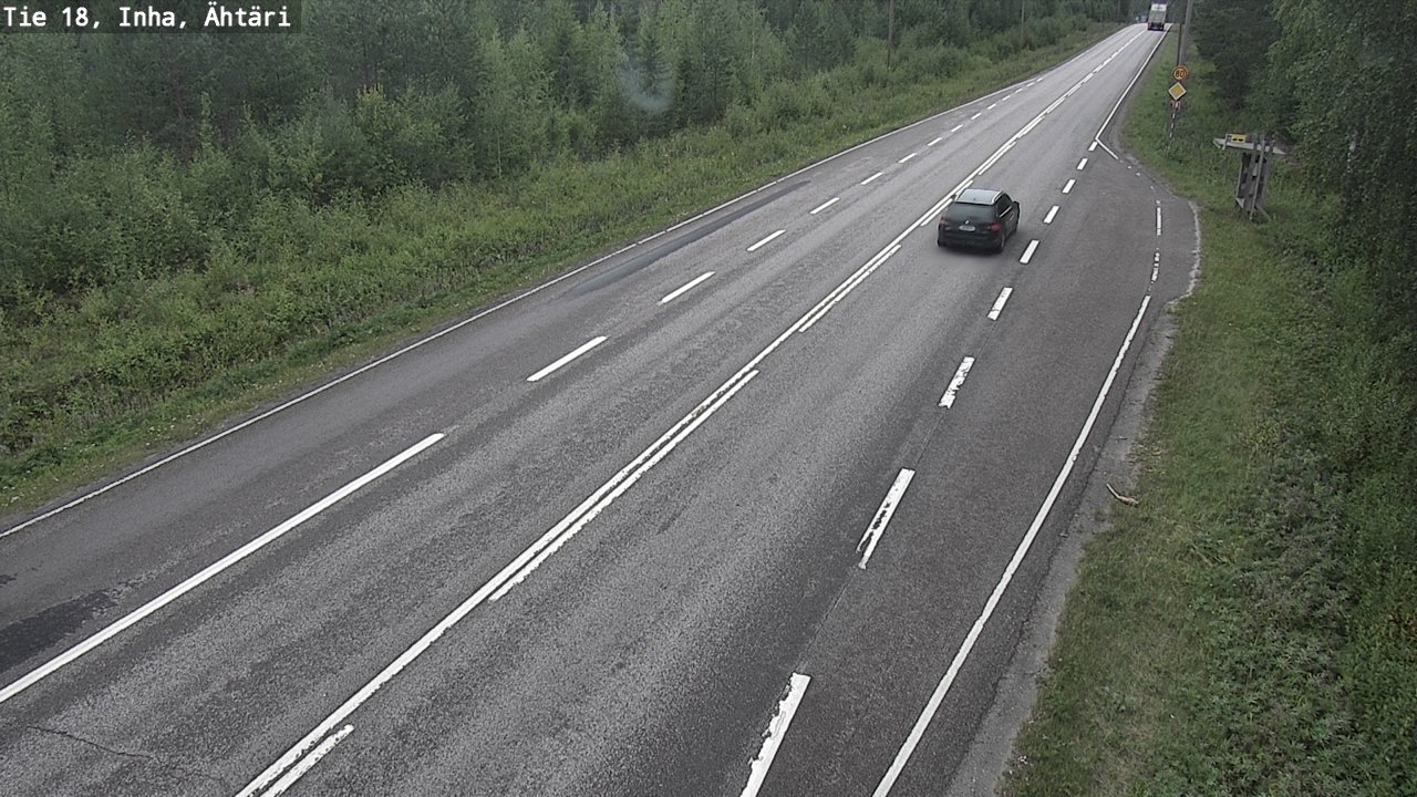 Weather Camera Image Väg 18 Etseri, Inha, Ähtäri, Etelä-Pohjanmaa
