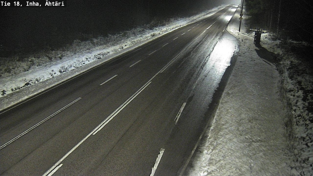 Weather Camera Image Road 18 ÄhtäriInha, Ähtäri, Etelä-Pohjanmaa