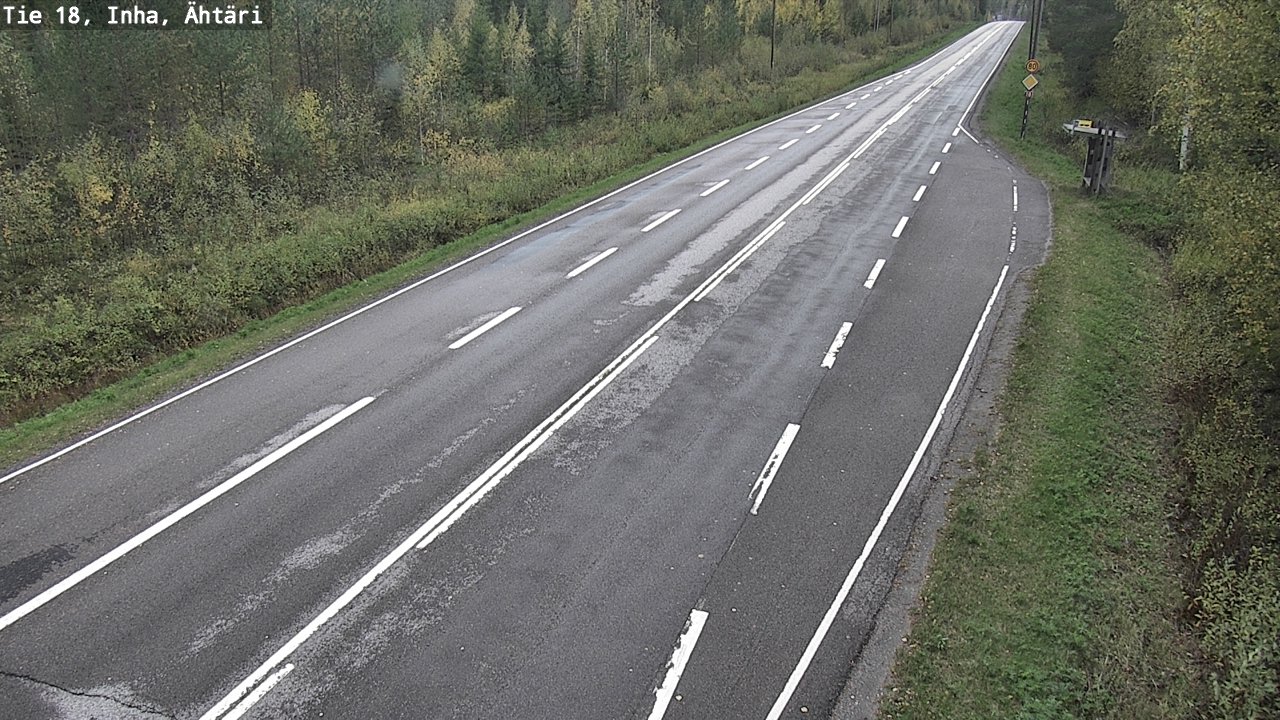 Weather Camera Image Road 18 ÄhtäriInha, Ähtäri, Etelä-Pohjanmaa