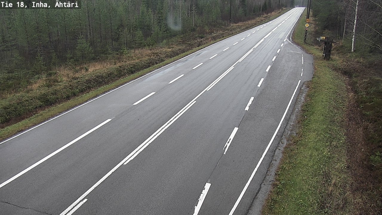 Weather Camera Image Väg 18 Etseri, Inha, Ähtäri, Etelä-Pohjanmaa