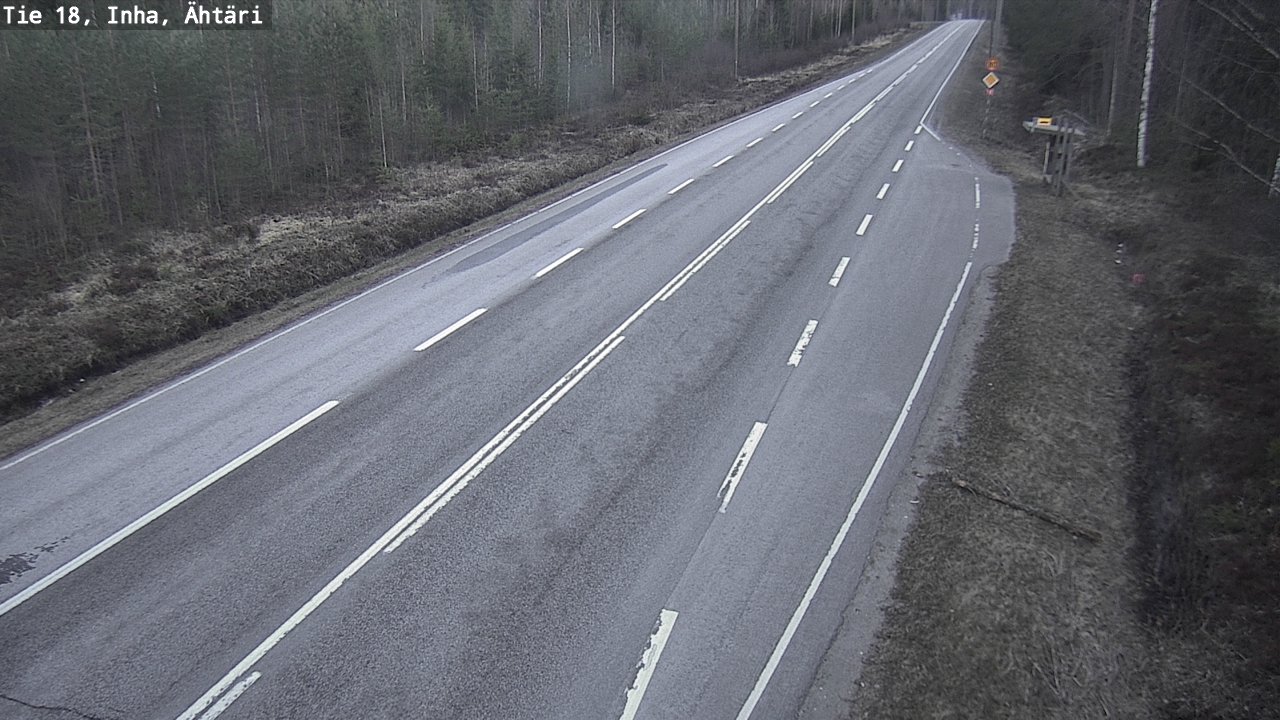 Weather Camera Image Väg 18 Etseri, Inha, Ähtäri, Etelä-Pohjanmaa