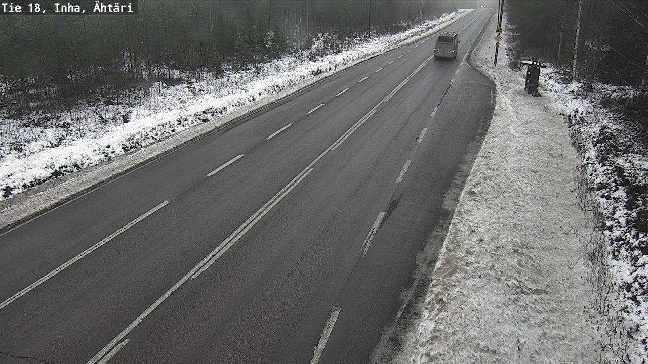Weather Camera Image Road 18 ÄhtäriInha, Ähtäri, Etelä-Pohjanmaa
