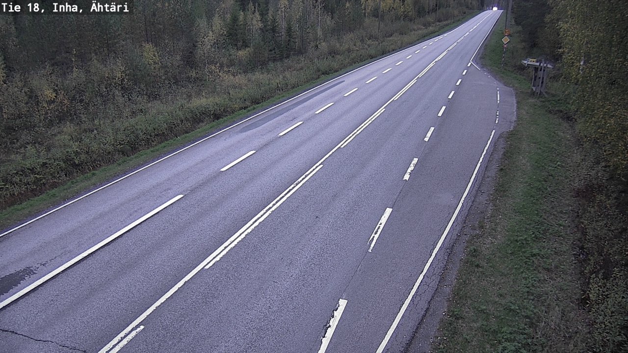 Weather Camera Image Road 18 ÄhtäriInha, Ähtäri, Etelä-Pohjanmaa